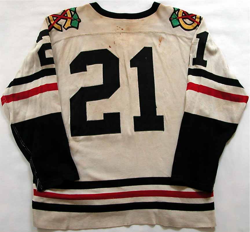 Vintage Chicago Blackhawks Jersey 1940's size L Ebbets Field