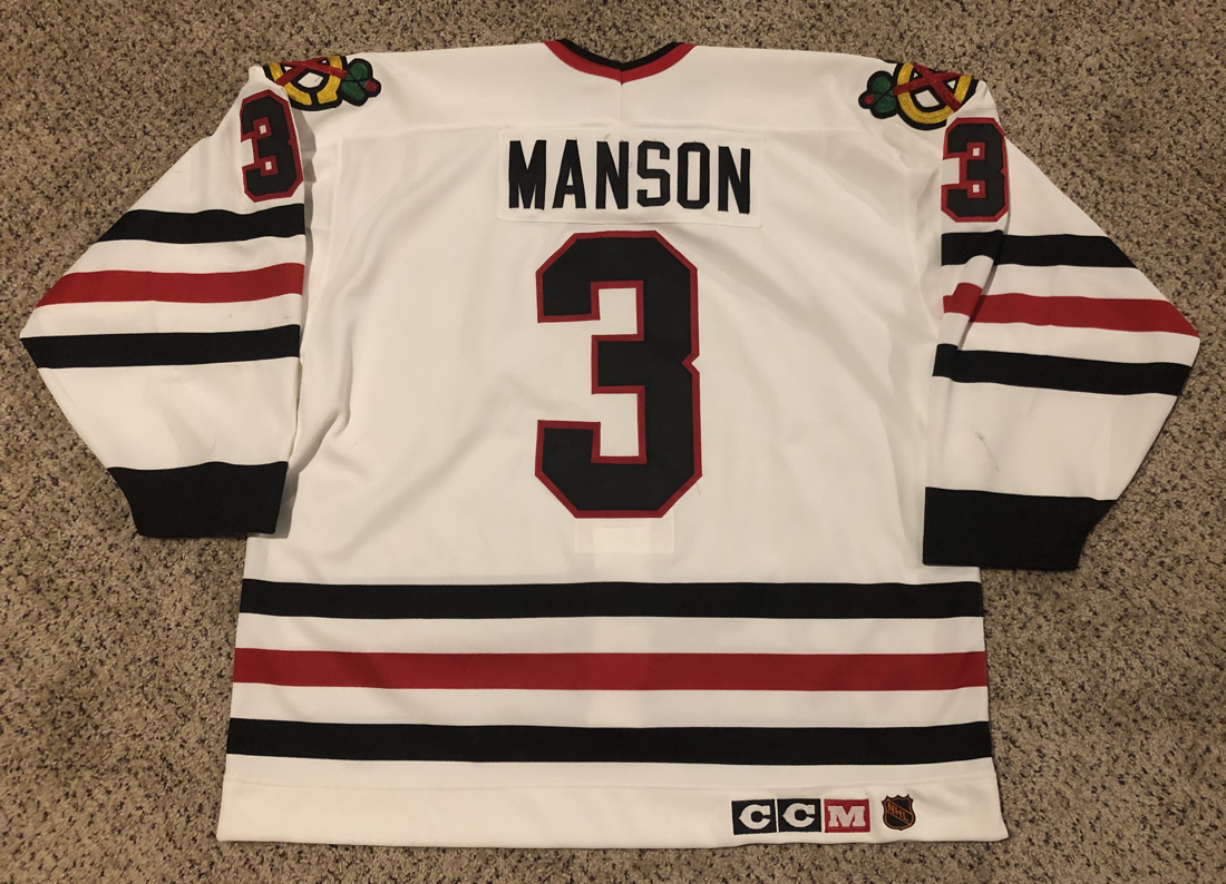 Dave Manson Vintage Winnipeg CCM Hockey Jersey -  Canada