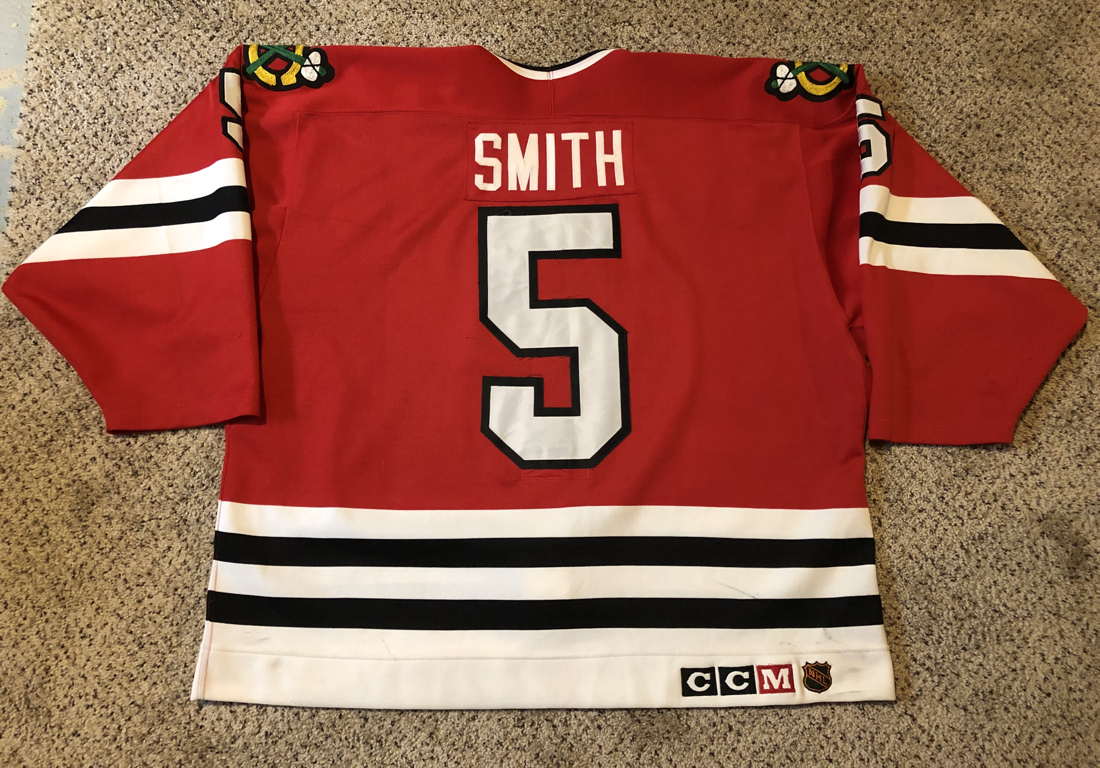 ANY NAME AND NUMBER CHICAGO BLACKHAWKS CCM VINTAGE 1992 REPLICA