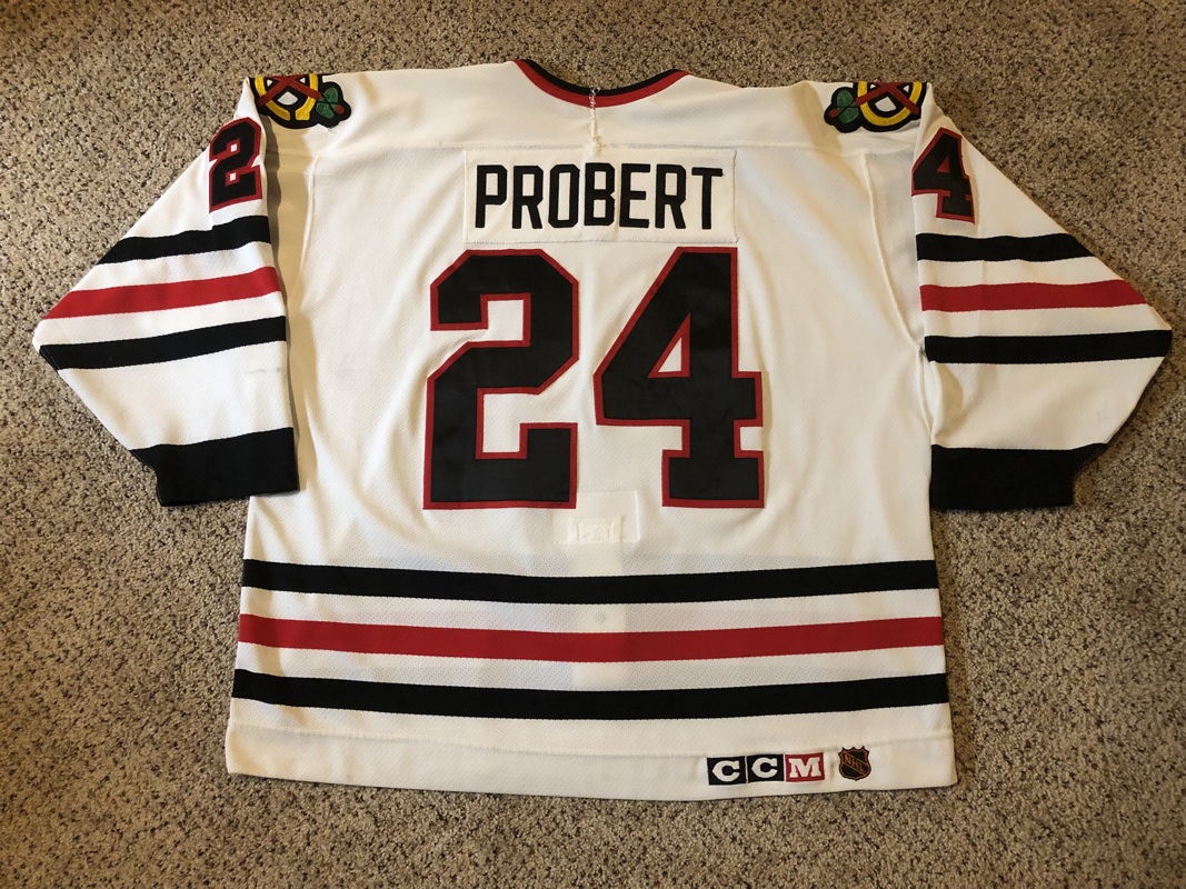 BOB PROBERT Chicago Blackhawks 1998 CCM Throwback Alternate NHL Hockey  Jersey - Custom Throwback Jerseys