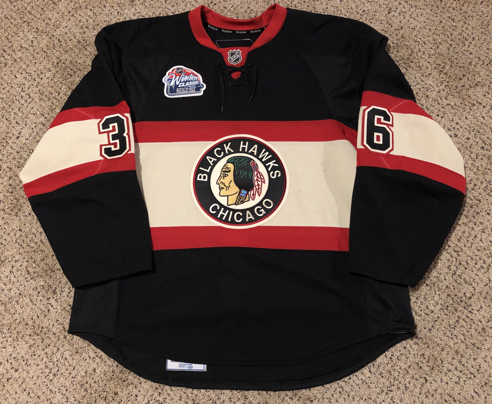 Authentic 1930s Blackhawks jersey featured on 'Antiques Roadshow