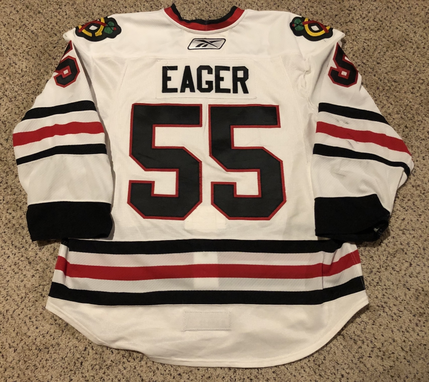 Chicago Blackhawks Toews, Shaw Road White Jerseys (In Stock Blowout)