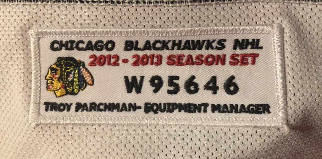 2013-14 Brandon Saad Chicago Blackhawks Game Worn Jersey - Photo Match –  Team Letter