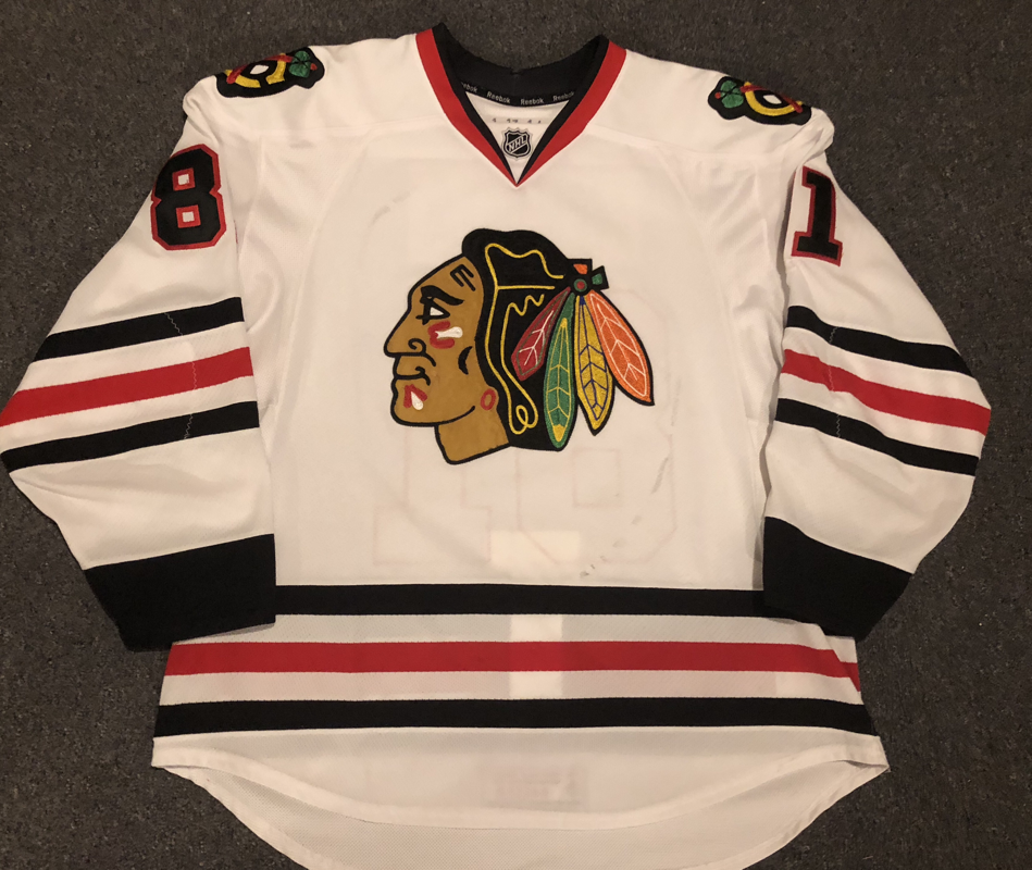 Hawks unveil sweaters for Soldier Field game