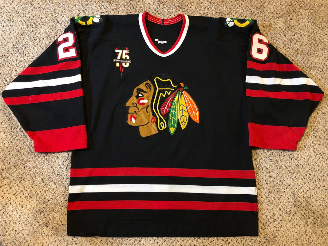 KOHO Chicago Blackhawks NHL Canada Stitched Jersey Vintage Mens